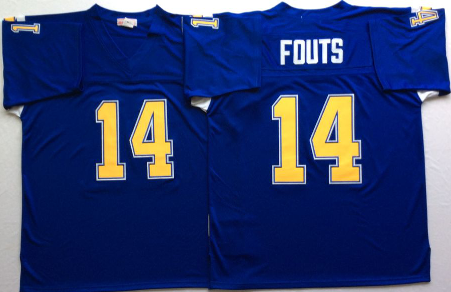 Men NFL Los Angeles Chargers #14 Fouts purple Mitchell Ness jerseys->los angeles chargers->NFL Jersey